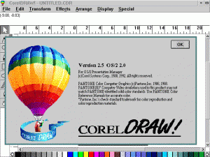 CorelDraw v2.5