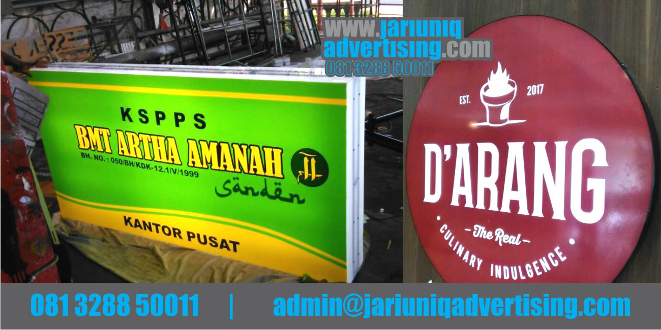 Jasa Advertising Jogja Neon Box Akrilik BMT Artha Amanah Di Yogyakarta